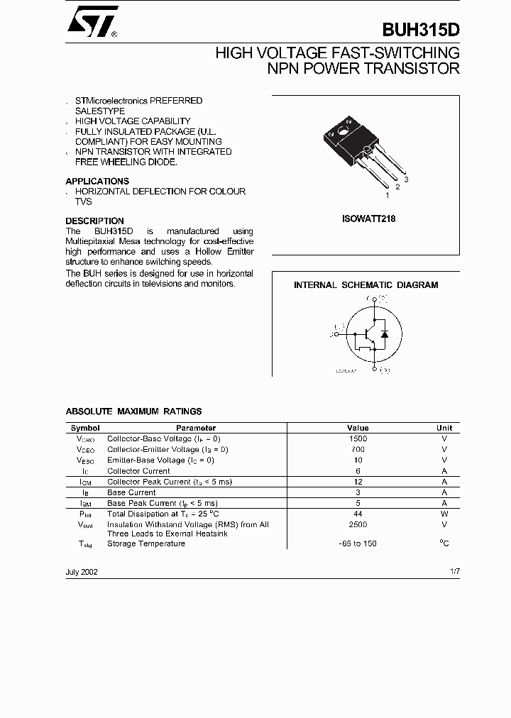 BUH315D_8286163.PDF Datasheet