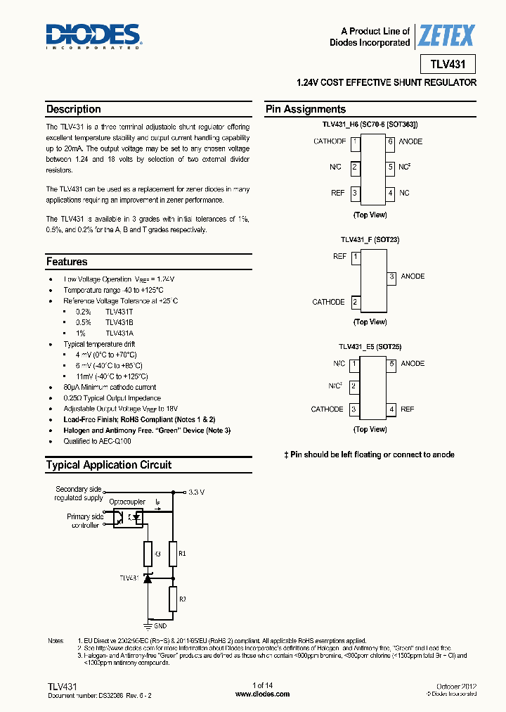 TLV431BE5TA_8286176.PDF Datasheet