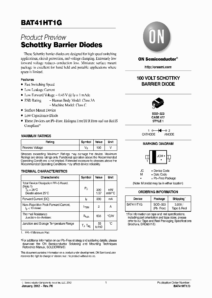 BAT41HT1_8287115.PDF Datasheet