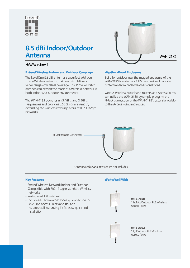 WAN-2185_8287263.PDF Datasheet