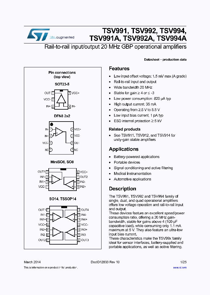 TSV991AIQ2T_8287366.PDF Datasheet