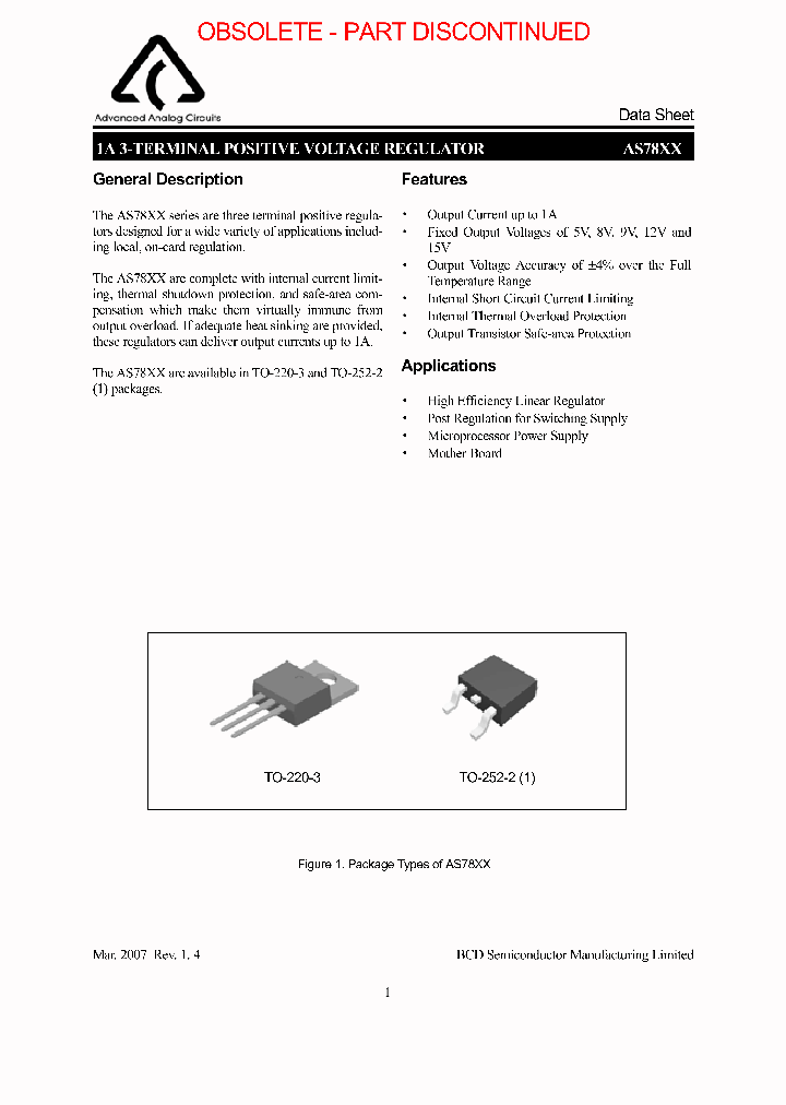 AS7805_8287937.PDF Datasheet