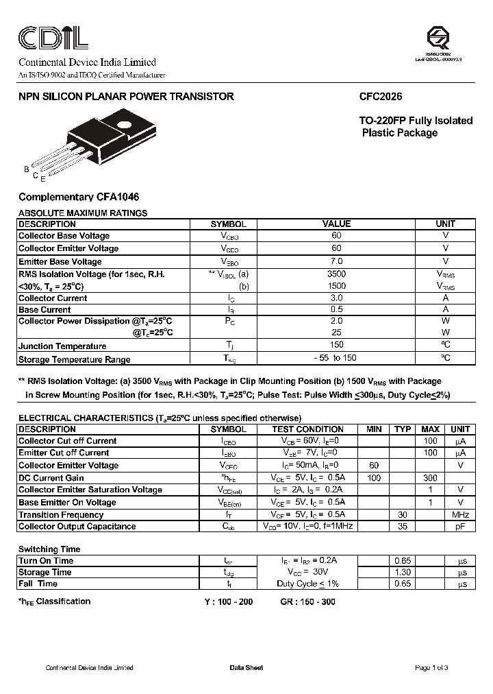 CFC2026Y_8288244.PDF Datasheet