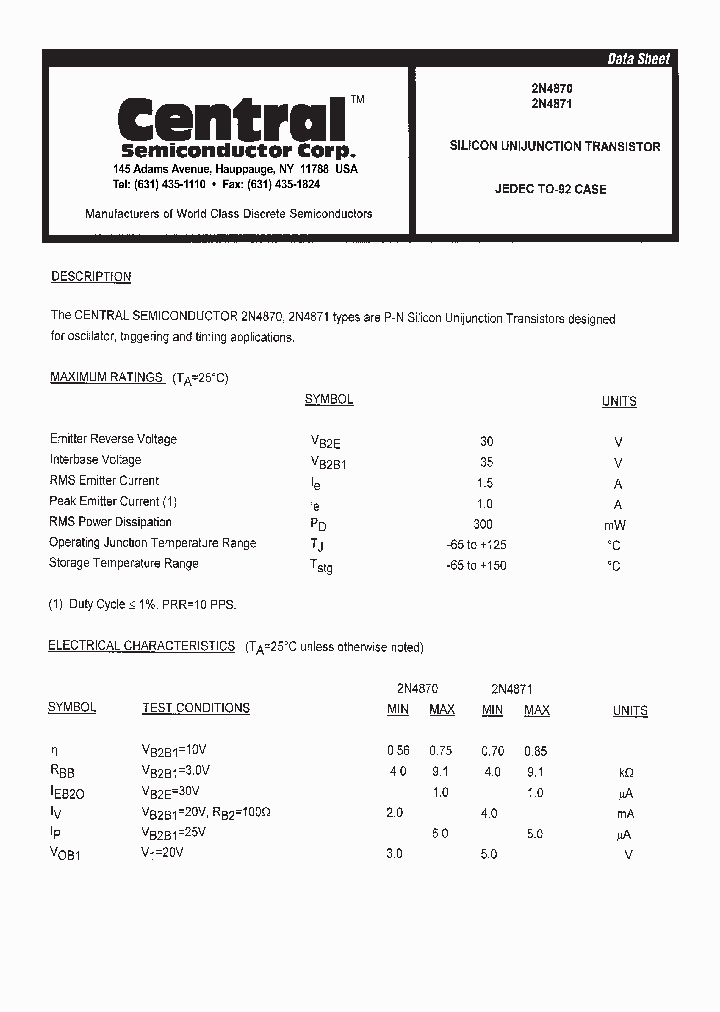 2N4871_8288526.PDF Datasheet