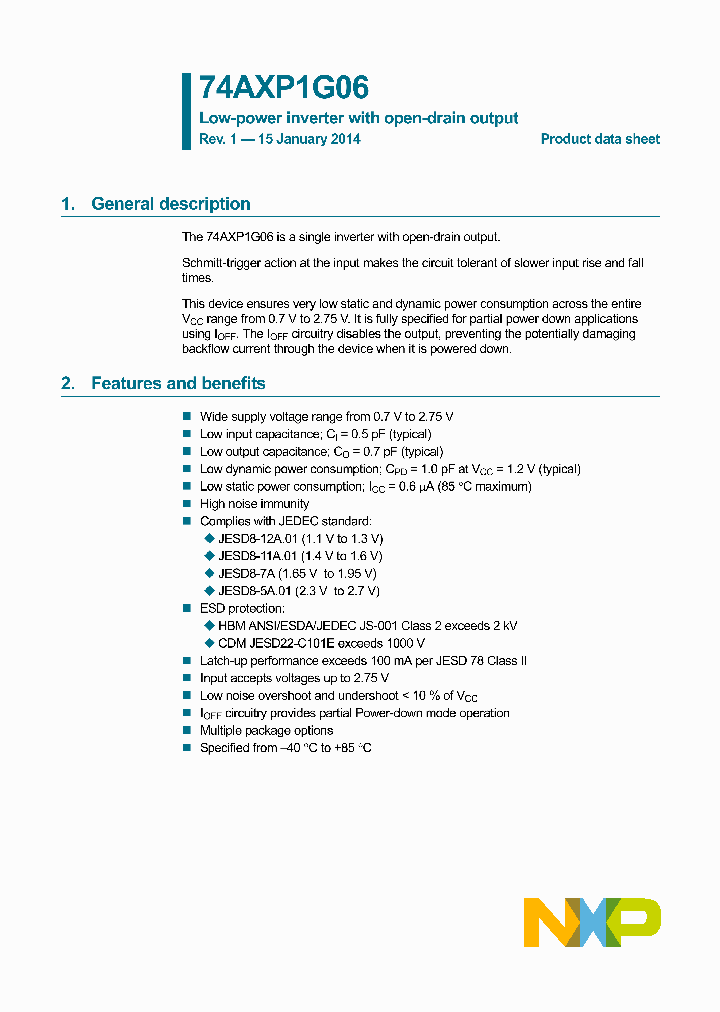 74AXP1G06-15_8288540.PDF Datasheet