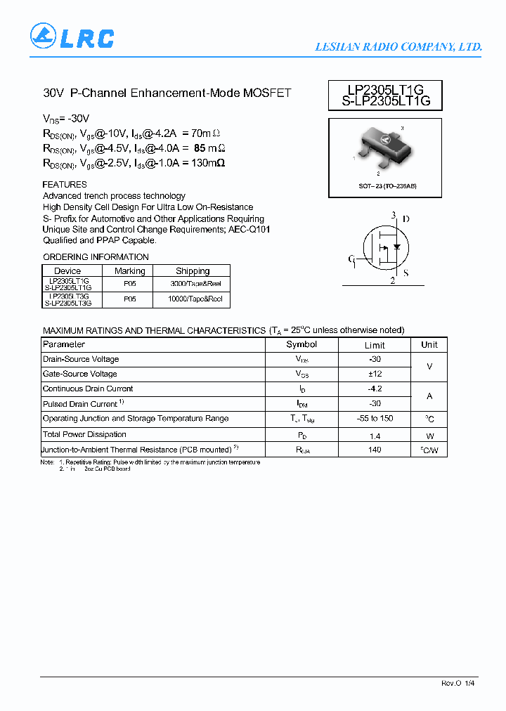 LP2305LT1G-15_8288623.PDF Datasheet