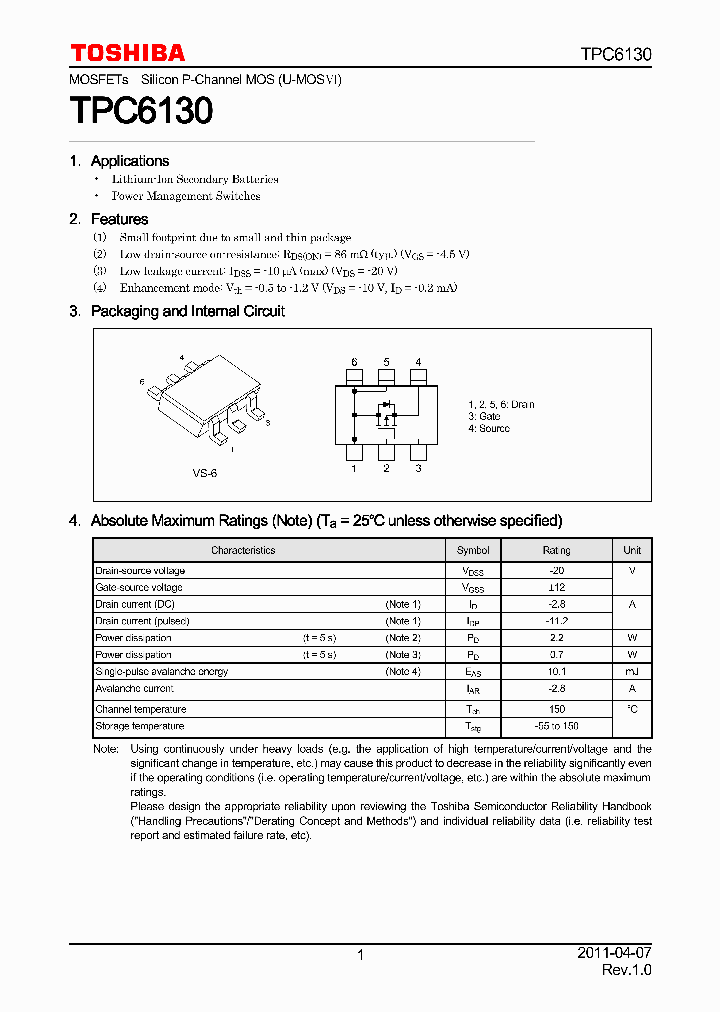 TPC6130_7909424.PDF Datasheet