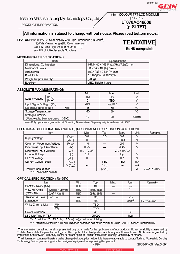 LT070AC46000_7907120.PDF Datasheet