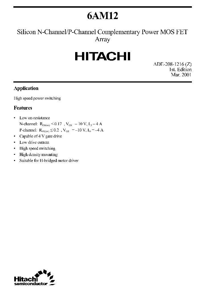 6AM12NCHPCH_8289148.PDF Datasheet