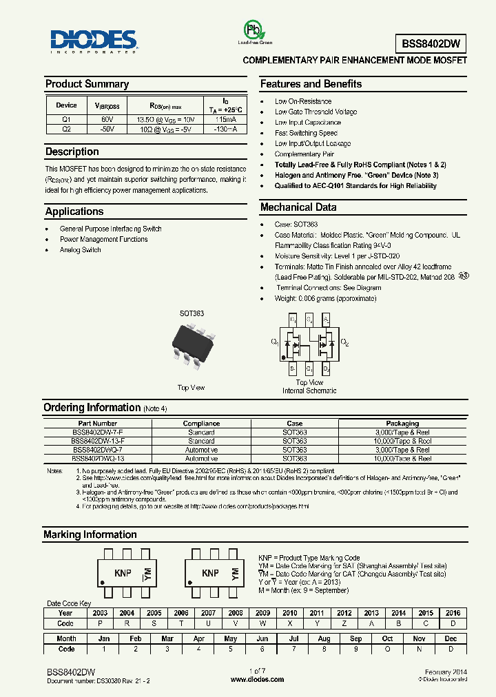 BSS8402DW-13-F_8289300.PDF Datasheet