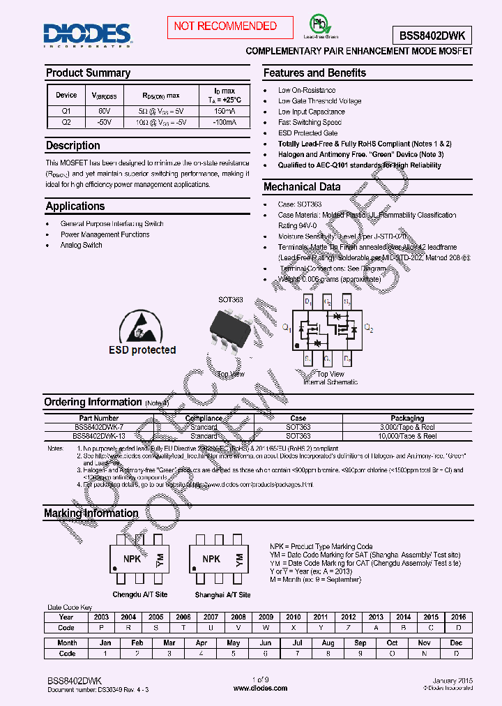BSS8402DWK_8289302.PDF Datasheet