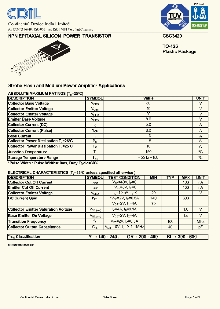 CSC3420_8289419.PDF Datasheet