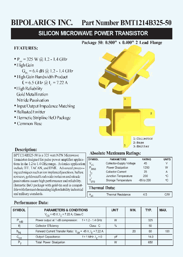 BMT1214B325-50_8289560.PDF Datasheet