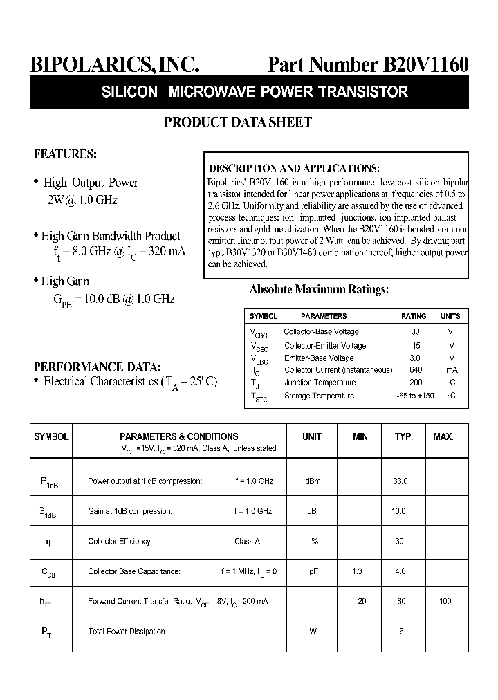 B20V1160_8289543.PDF Datasheet