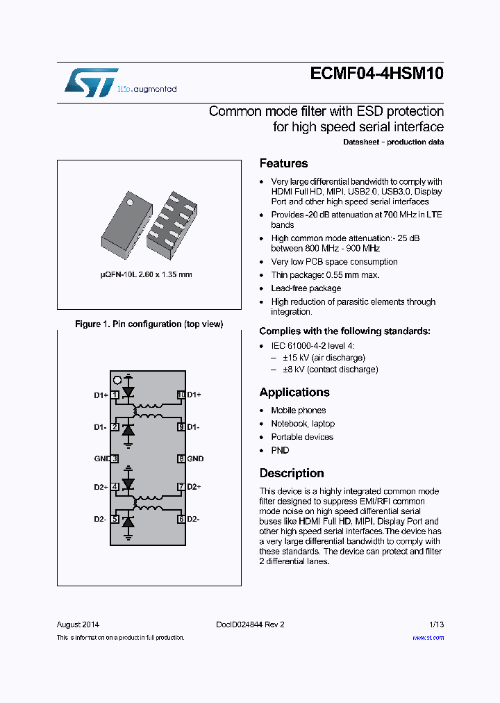 ECMF04-4HSM10_8289829.PDF Datasheet