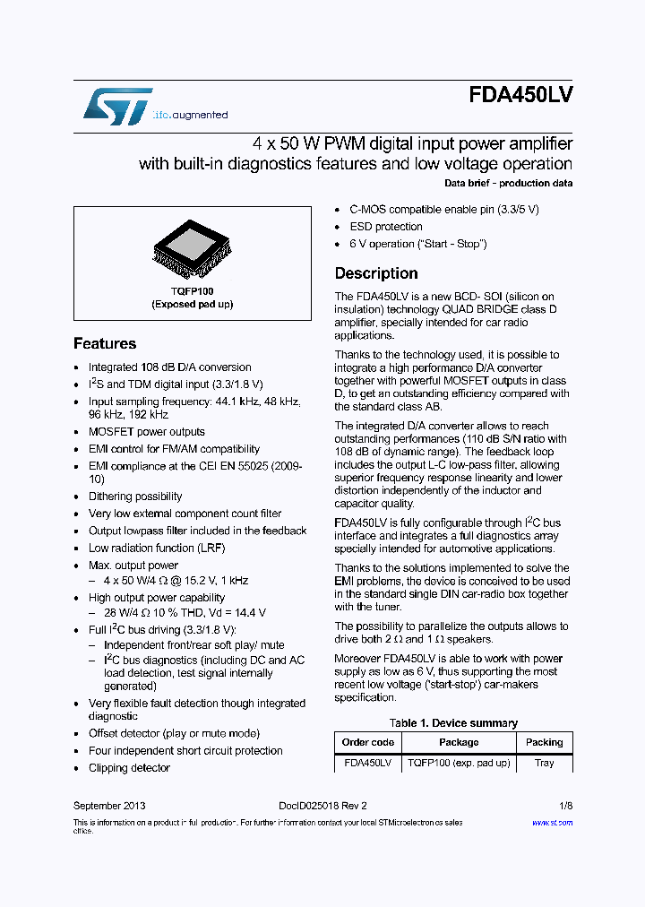 FDA450LV_8290033.PDF Datasheet