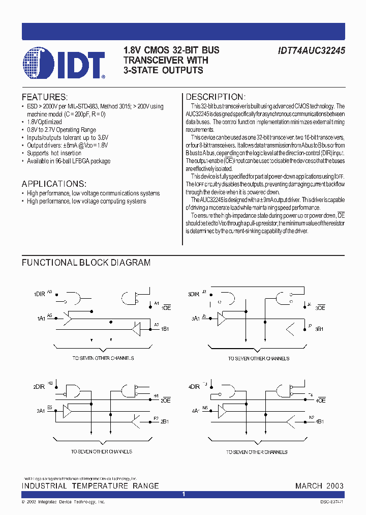 IDT74AUC32245_8290323.PDF Datasheet
