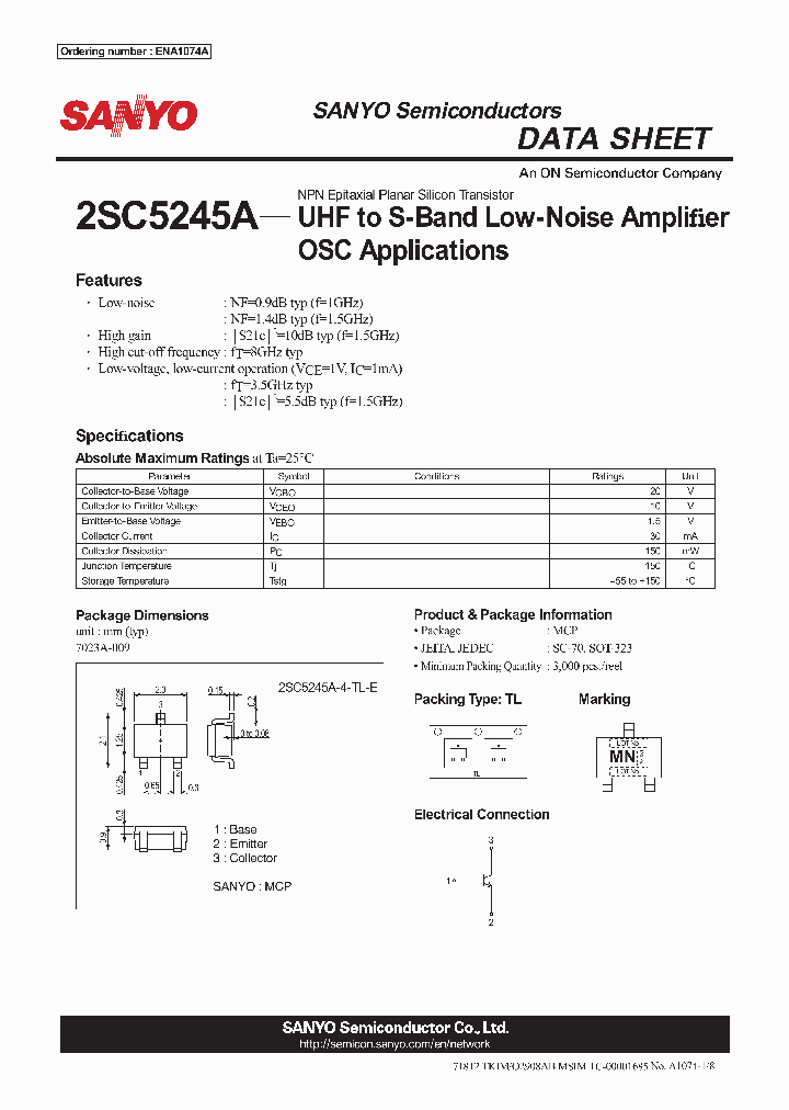 2SC5245A_8290573.PDF Datasheet