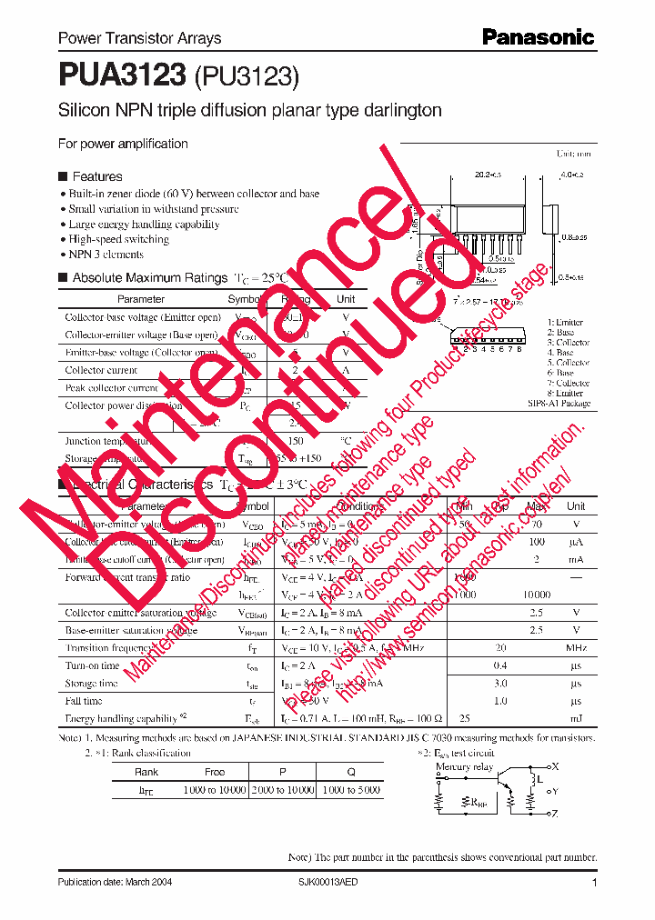 PUA3123_8290641.PDF Datasheet