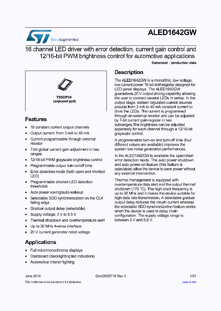 ALED1642GW_8290662.PDF Datasheet
