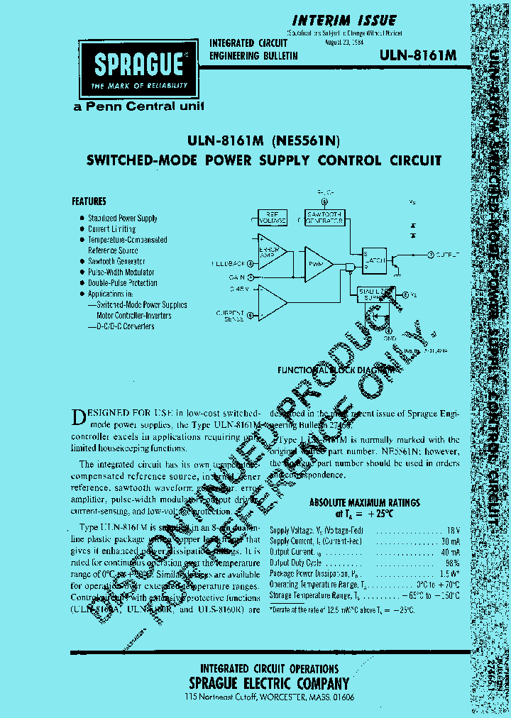 ULN-8161M_8291060.PDF Datasheet