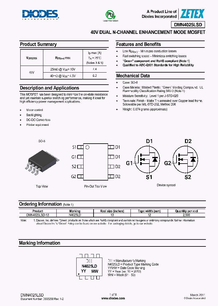 DMN4025LSD_8291104.PDF Datasheet