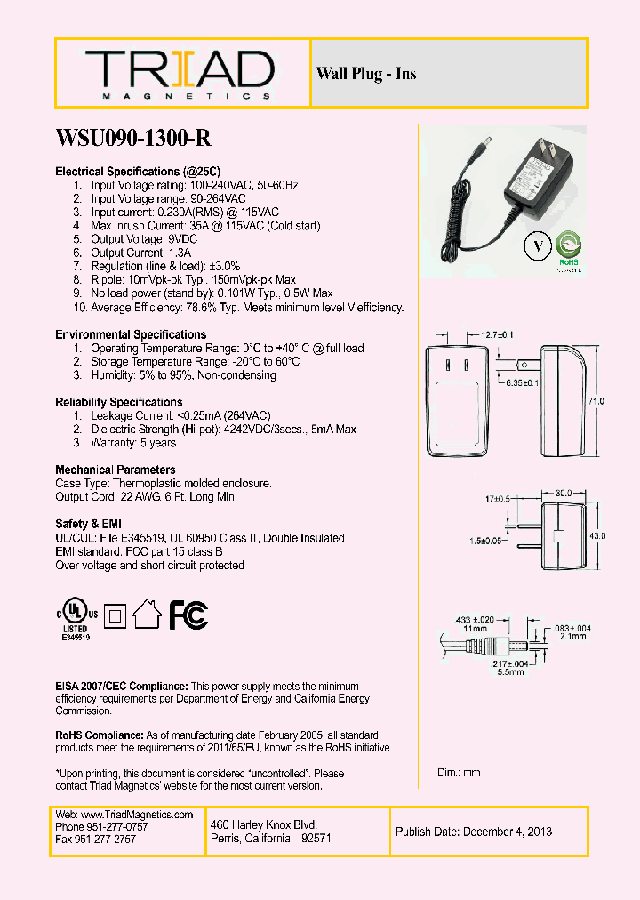 WSU090-1300-R_8291348.PDF Datasheet