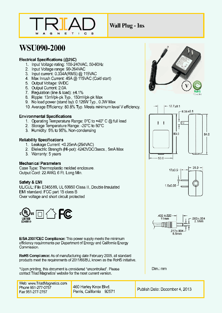 WSU090-2000_8291349.PDF Datasheet