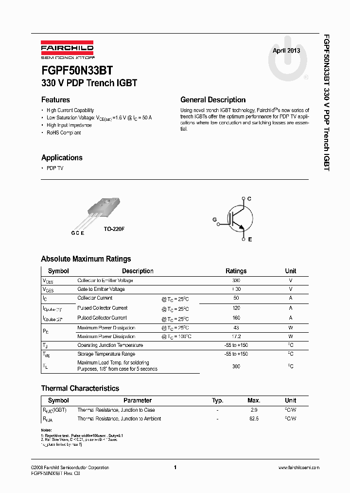 FGPF50N33BT_8291593.PDF Datasheet