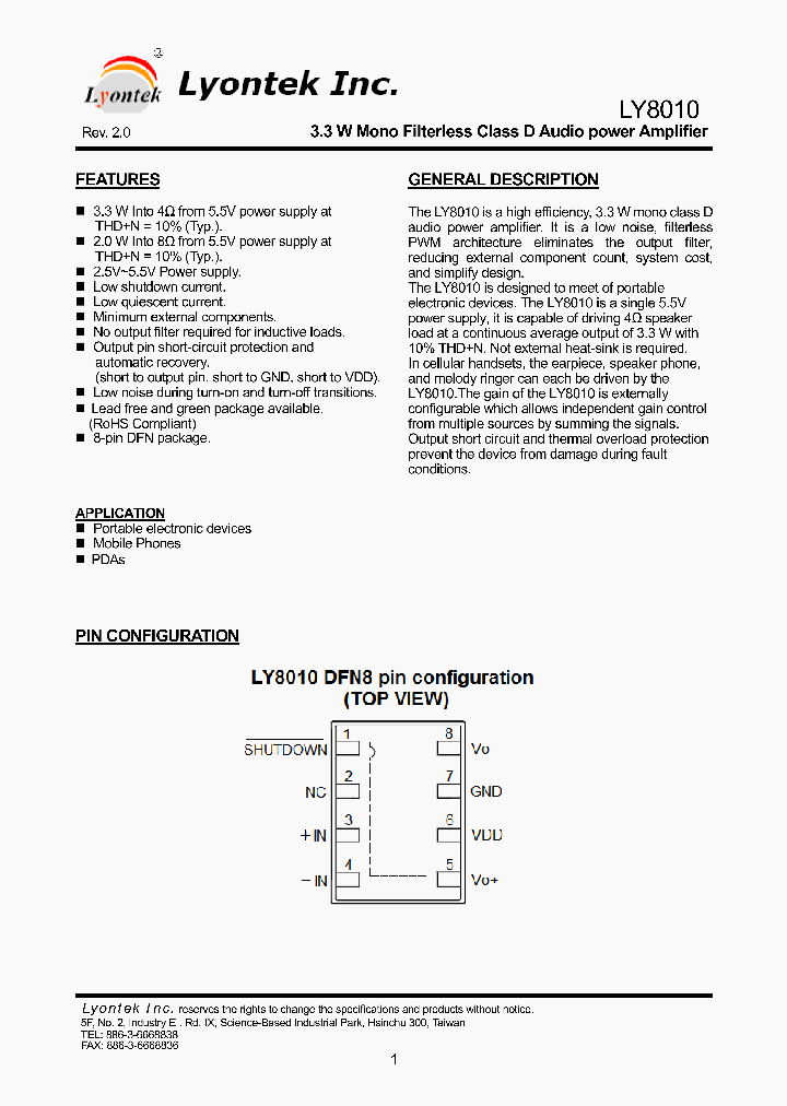 LY8010BL_8292203.PDF Datasheet