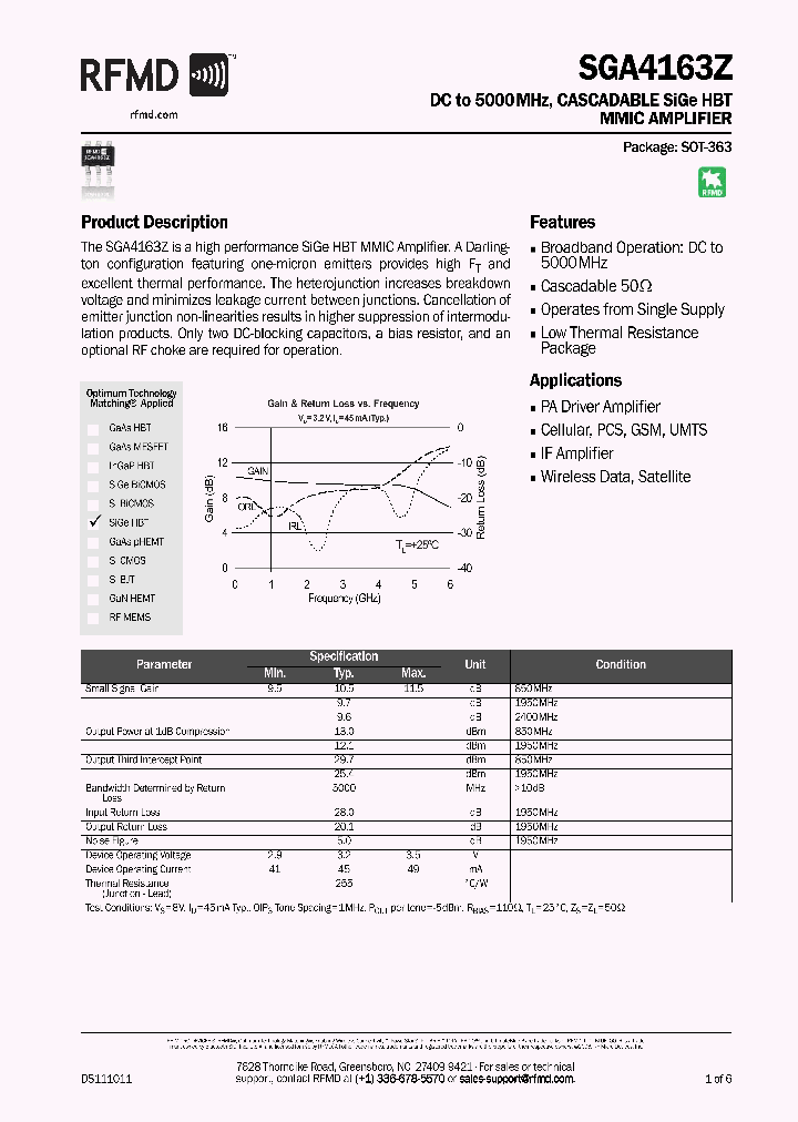 SGA4163ZSQ_8292950.PDF Datasheet