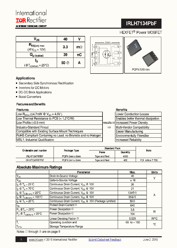 IRLH7134PBF-15_8293006.PDF Datasheet