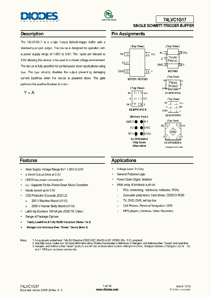 74LVC1G17FS3-7_8293096.PDF Datasheet