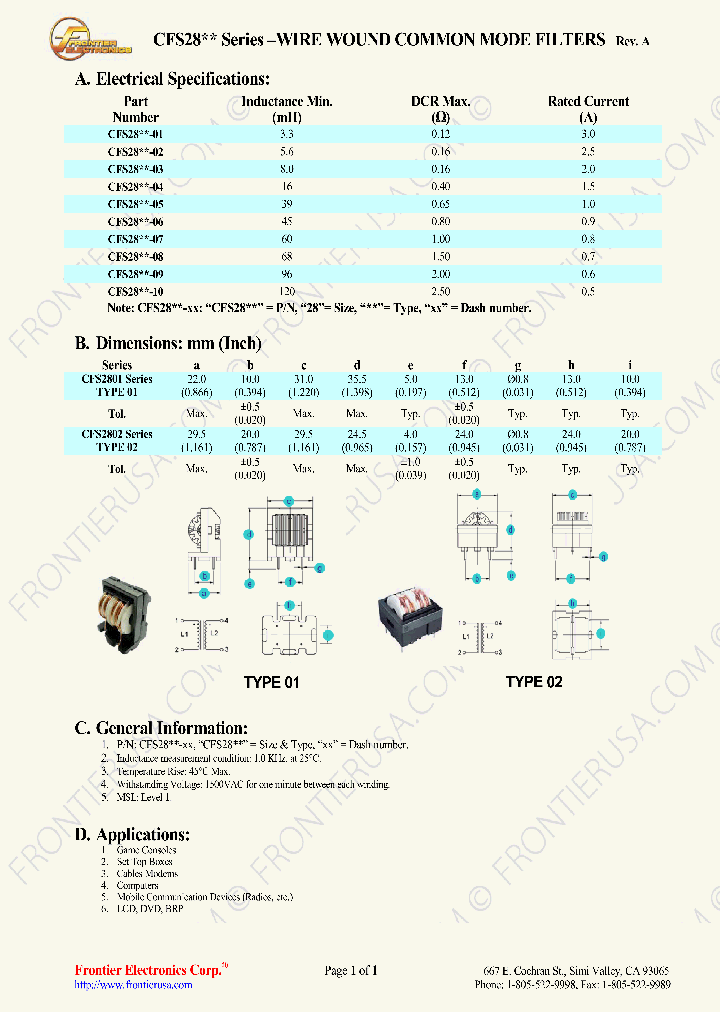 CFS2801_8293310.PDF Datasheet