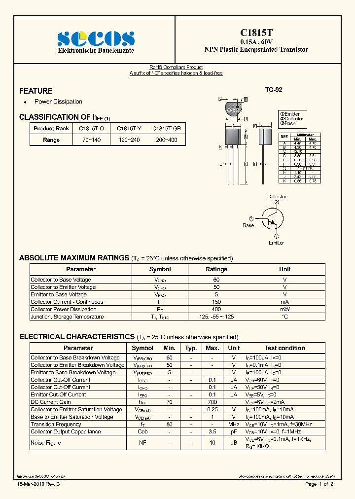 C1815T_8293788.PDF Datasheet