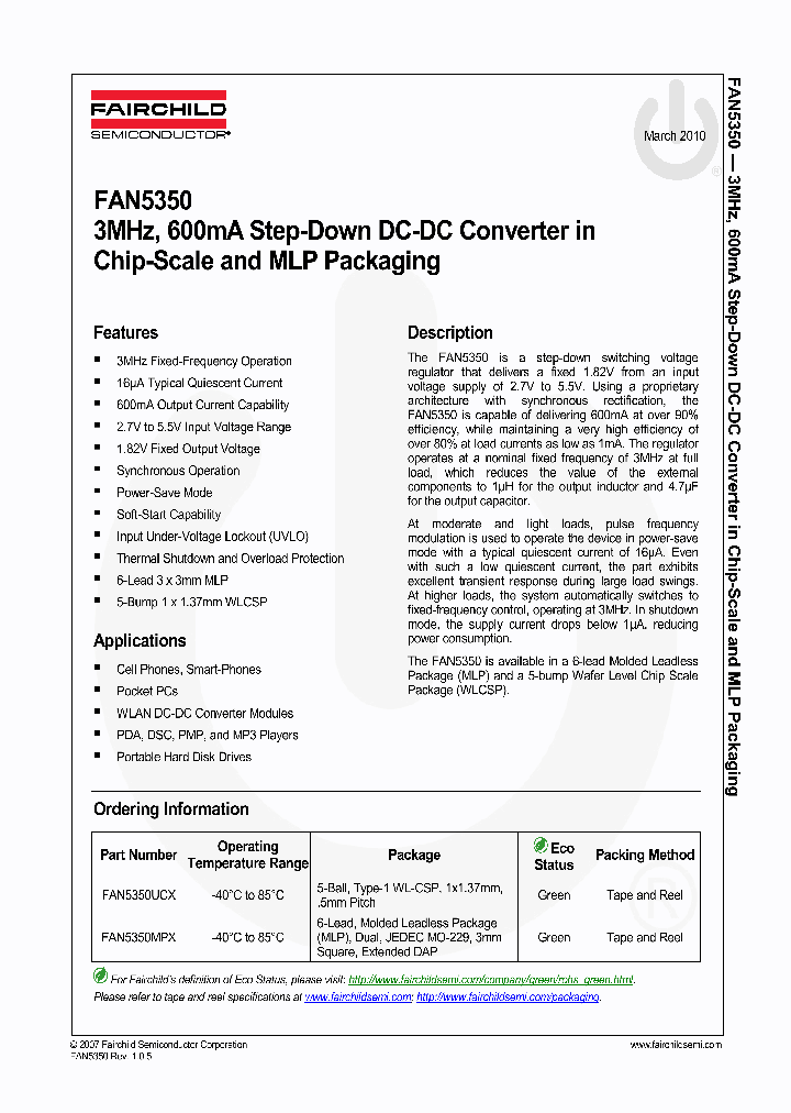FAN5350_8294174.PDF Datasheet