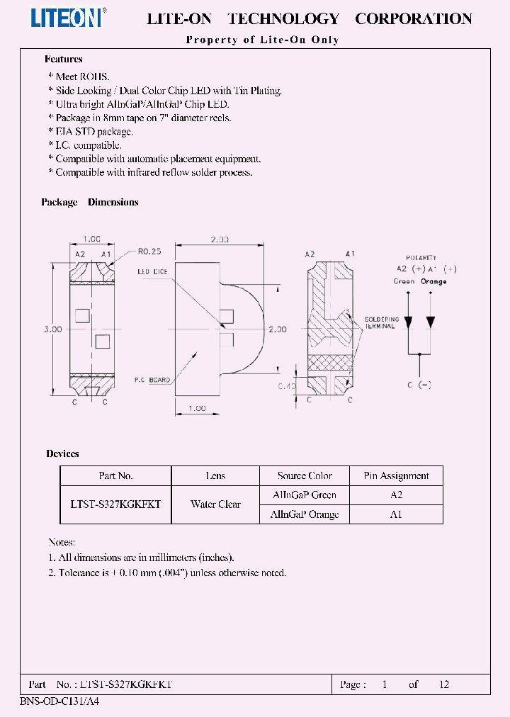 LTST-S327KGKFKT_8294688.PDF Datasheet