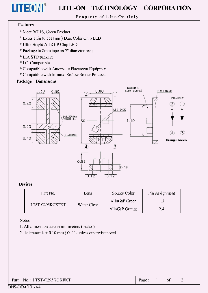 LTST-C295KGKFKT_8294689.PDF Datasheet