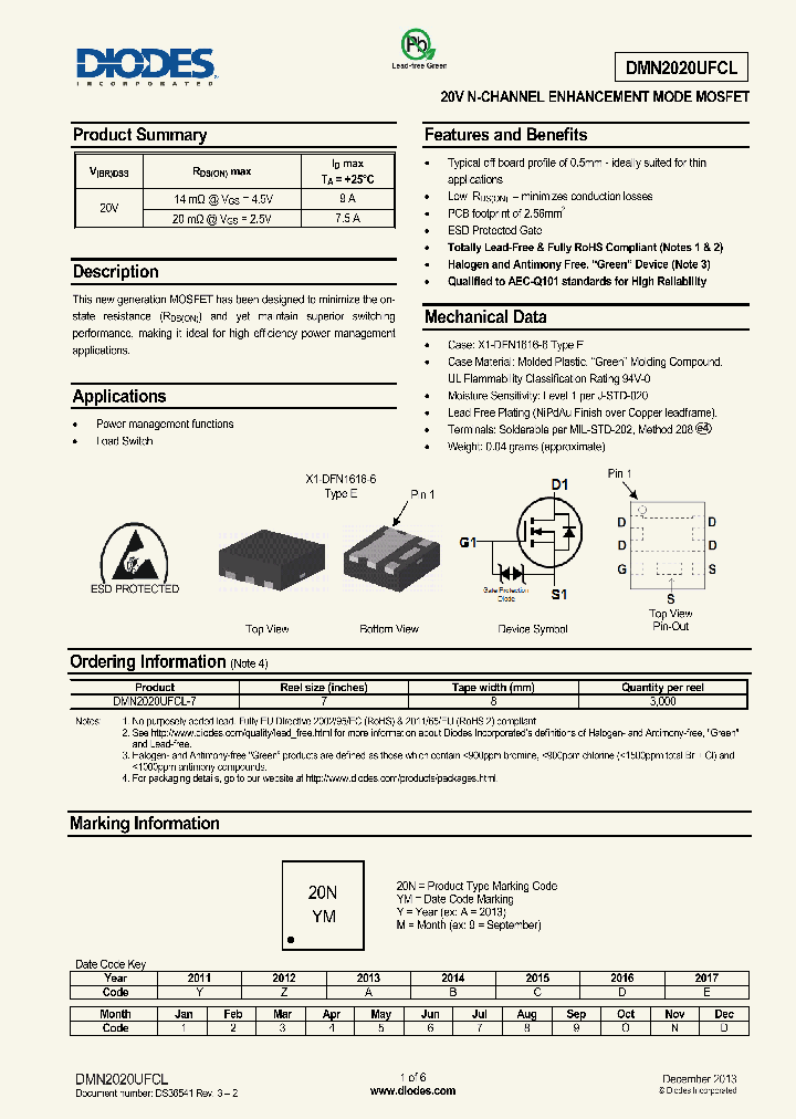 DMN2020UFCL-7_8294955.PDF Datasheet