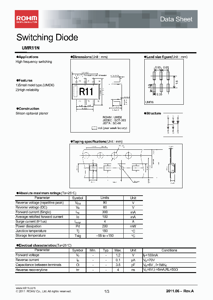 UMR11NTR_8295841.PDF Datasheet