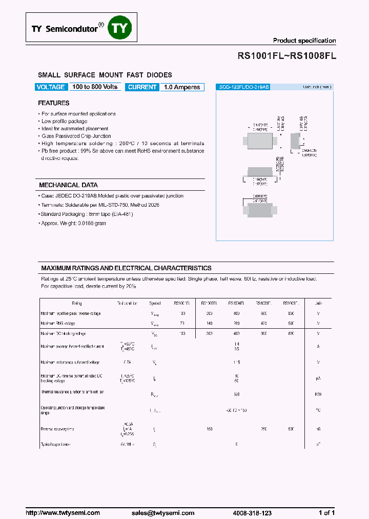 RS1001FL_8296224.PDF Datasheet