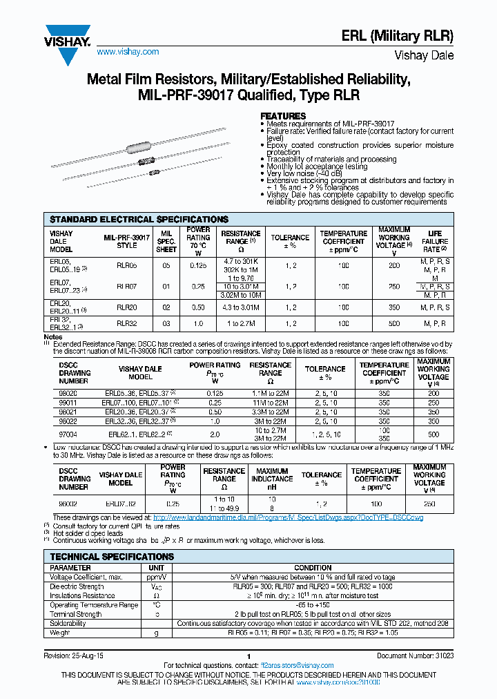 ERL-15_8296241.PDF Datasheet