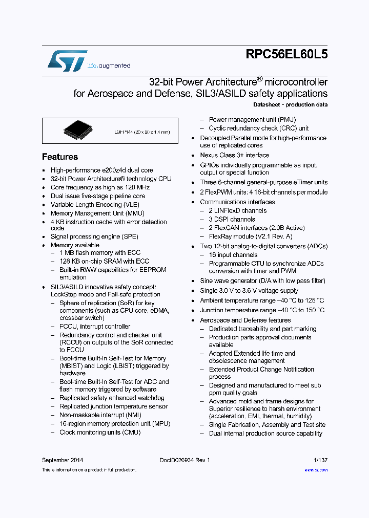 RPC56EL60L5CBOSR_8296424.PDF Datasheet