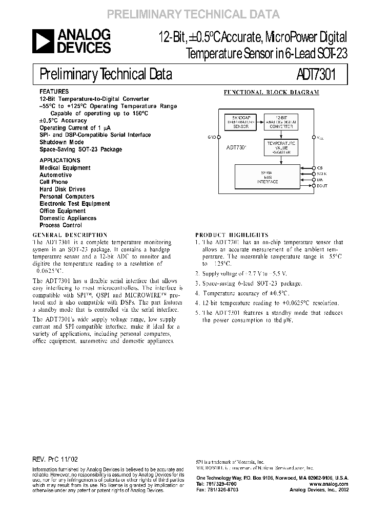 ADT7301_8296591.PDF Datasheet