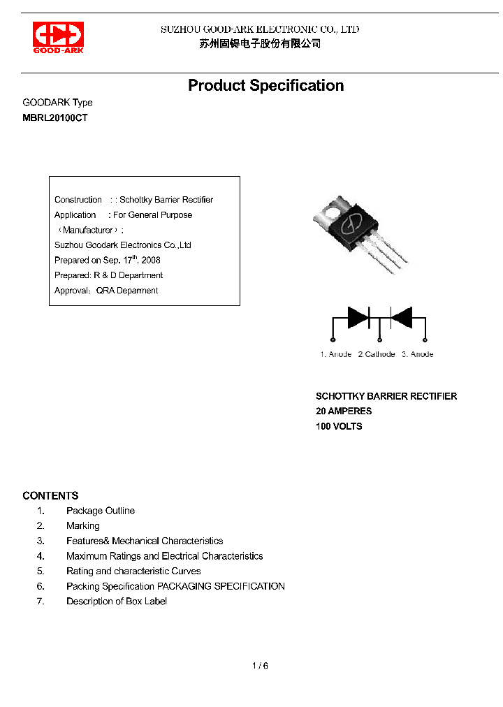 MBRL20100CT_8297376.PDF Datasheet