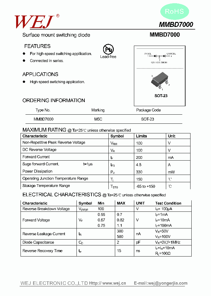 MMBD7000_8297414.PDF Datasheet