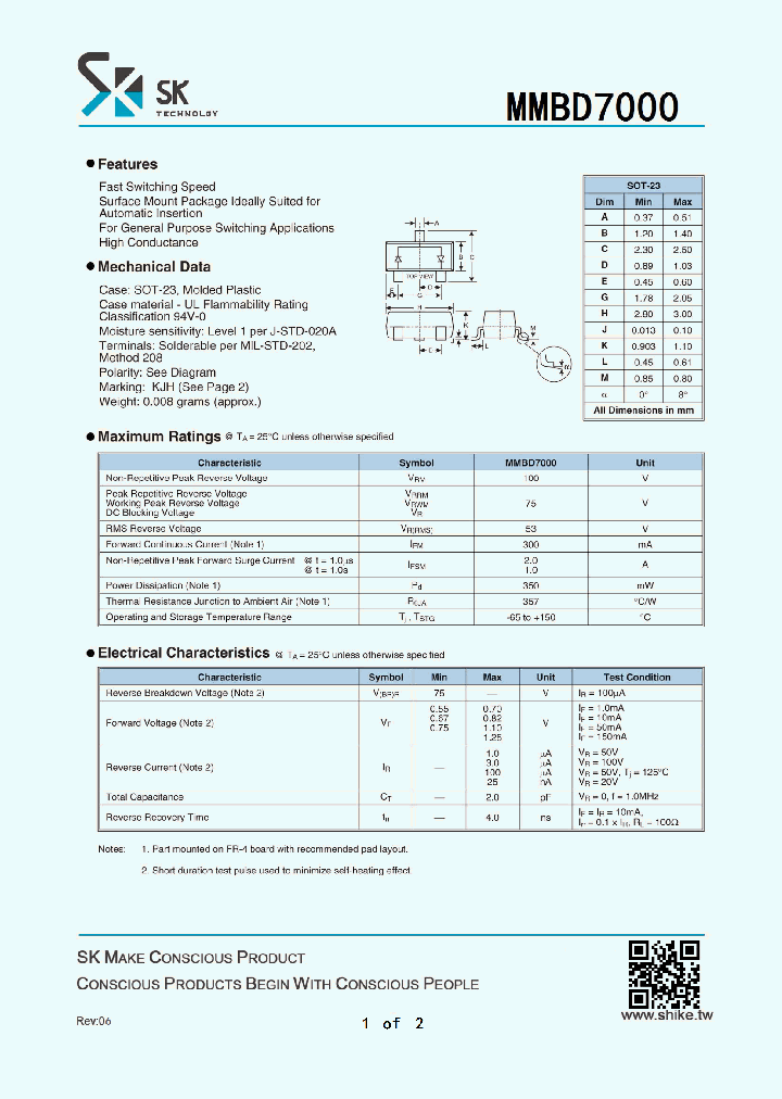 MMBD7000_8297416.PDF Datasheet