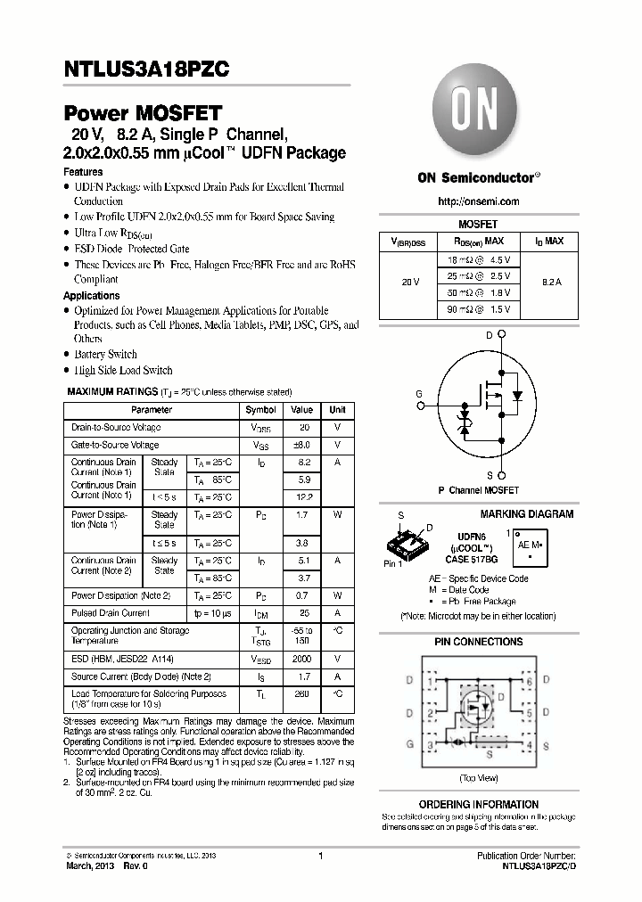 NTLUS3A18PZC_8297958.PDF Datasheet