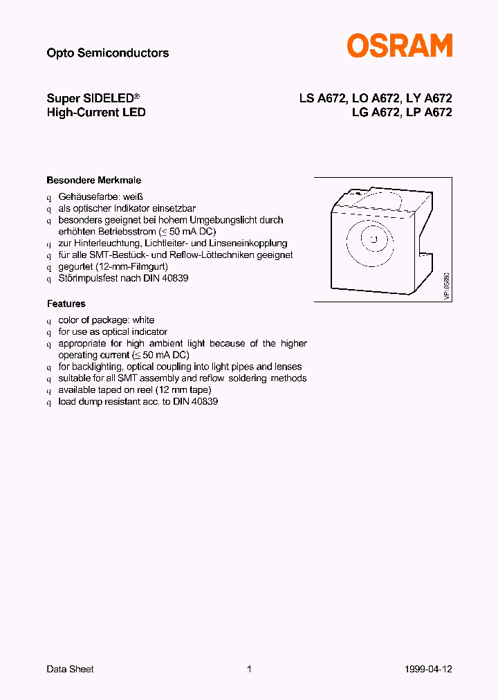 LYA672_8298043.PDF Datasheet