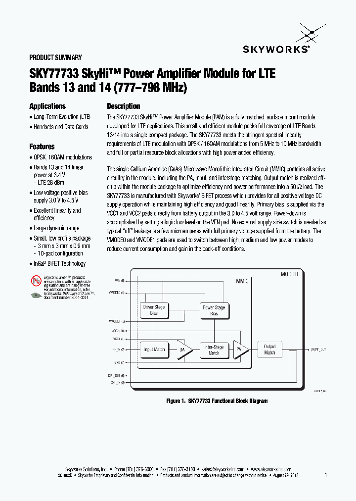 SKY77733_8298148.PDF Datasheet